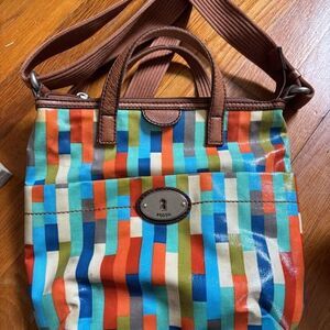 Fossil key-per crossbody bag